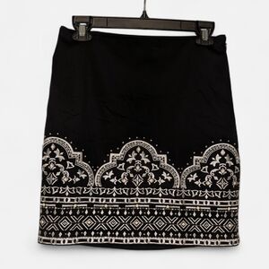 WHBM Beaded & Embroidered Skirt